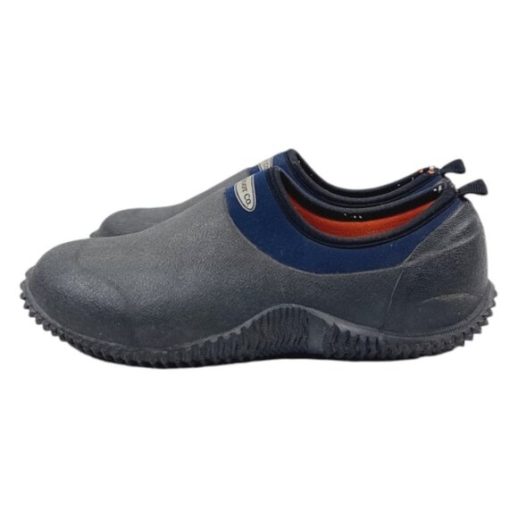 Muck Boots Women's Black Edgewater Camp Rubber Slip-On Moccasins Size 9 - Picture 1 of 7